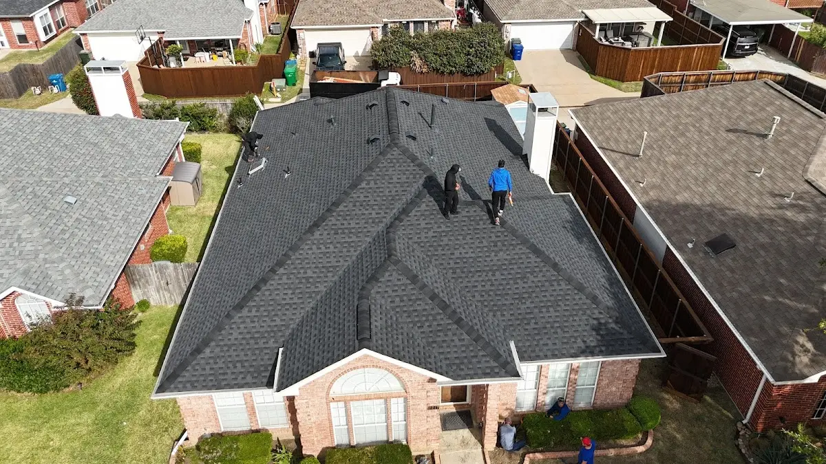Commercial Roofing work in progress on a Bowling Green property